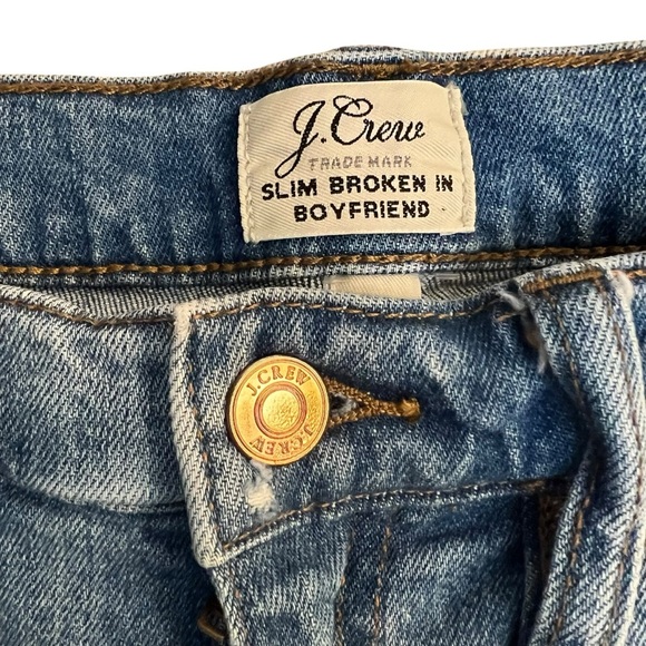 J. Crew Slim Broken-In Boyfriend Jeans - Size 27 - Picture 2 of 5
